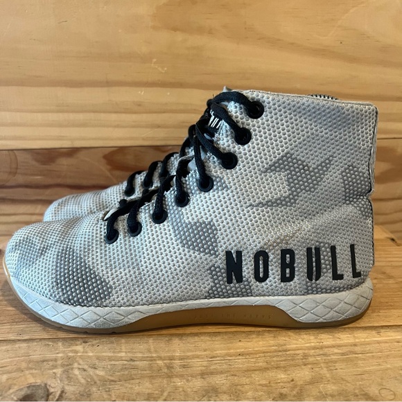 NOBULL Shoes - Nobull Outwork High-top Grey Camouflage Sneakers size 7